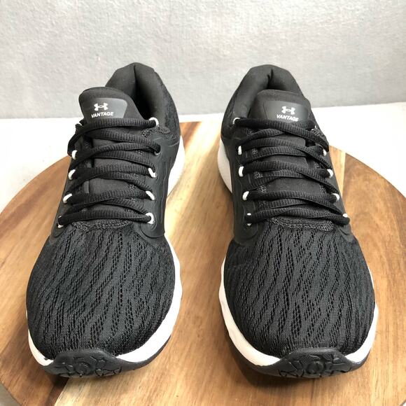 Under Armour Charged Vantage 2 Running Shoe Womens Size 10 Black 3023565-001 EUC - Picture 4 of 9